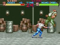 une photo d'Ã©cran de Final Fight sur Nintendo Super Nes